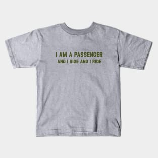 The Passenger, green Kids T-Shirt